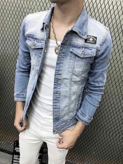 Áo khoác jean nam cao cấp Wawa form chuẩn cho quý anh sang trọng, Mua Ngay