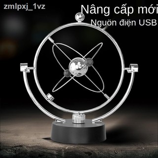 ▼ TM▣Đồ trang trí hỗn loạn Máy chuyển động vĩnh cửu Newton quả lắc bi a Wobbler thủ công nhỏ, tính để bàn văn phòng, nhà