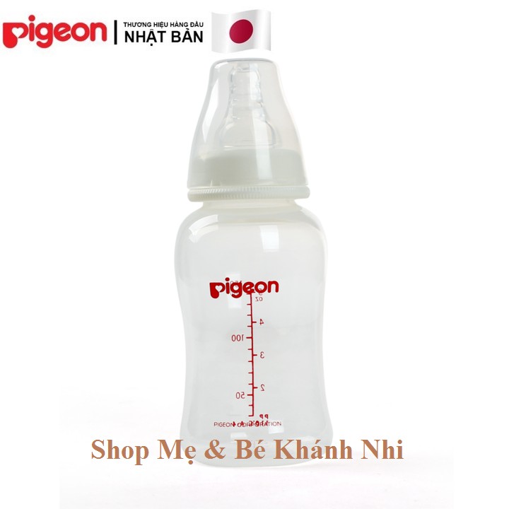 [Mã 267FMCGSALE giảm 8% đơn 500K] Bình sữa Pigeon Streamline 150ML - Bình Sữa Cho Bé