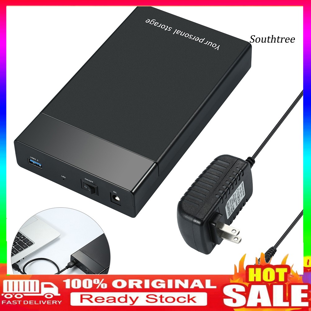 【Ready stock】High Speed USB 3.0 2.5/3.5inch SATA HDD Enclosure External Hard Disk Drive Case