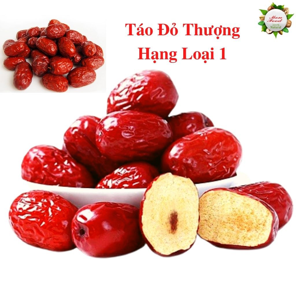 Táo Đỏ Thượng Hạng, Táo Tàu Hàn Quốc Sấy Dẻo Không Đường - ToFood86
