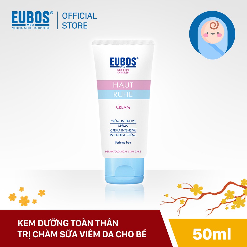 Kem chàm sữa Đức EUBOS Haut Ruhe Cream 50ml.