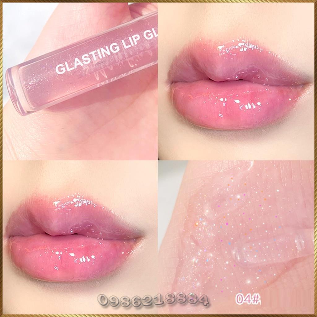 Son kem bóng ánh nhũ Maxfine Glasting Lip Gloss vừa lung linh vừa dưỡng ẩm MG741