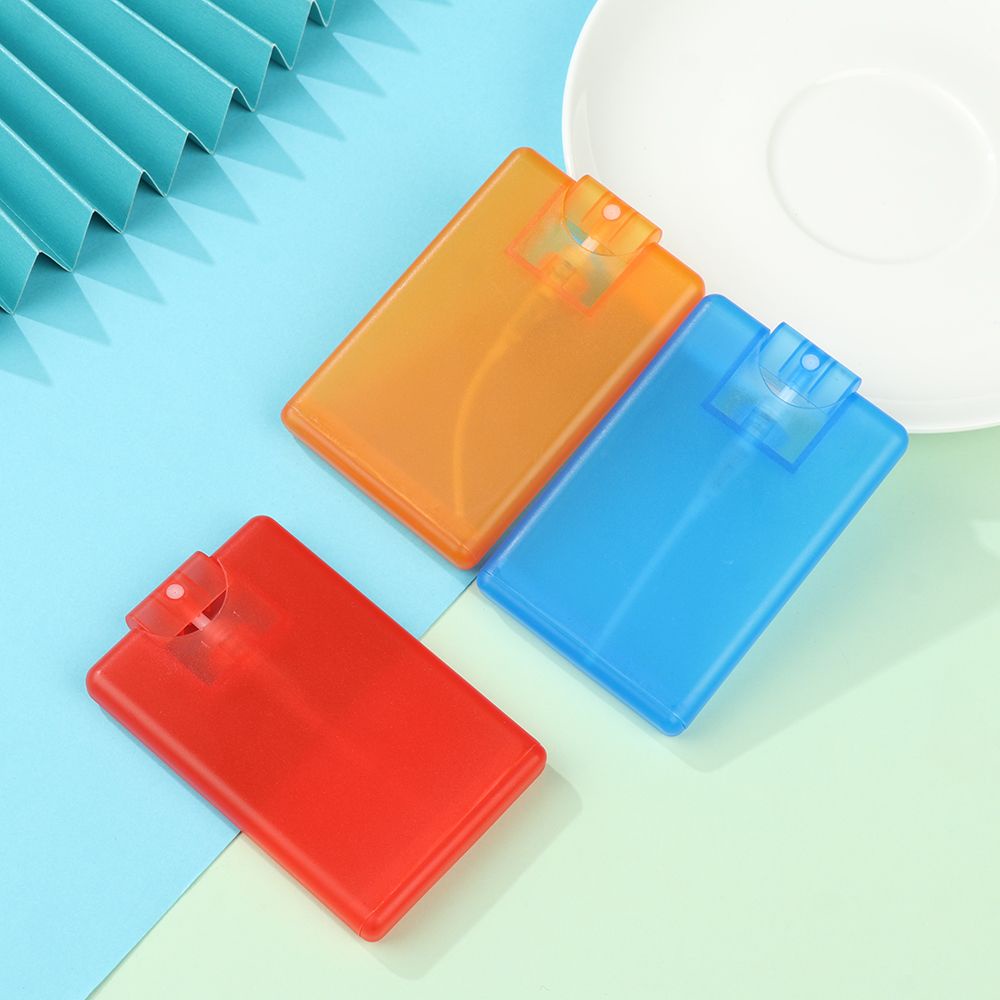 Bình Xịt Nước Hoa Mini 20ml Hình Thẻ Cồn Có Thể Bơm Lại