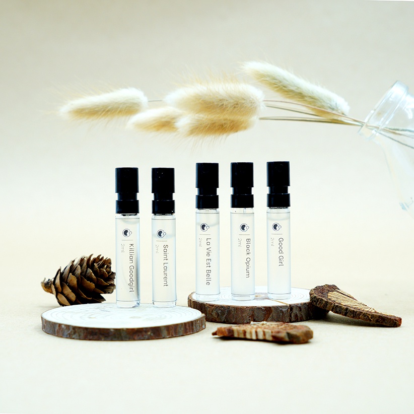 COMBO 5 Nước Hoa Mini, Tinh dầu nước hoa nam, Tinh dầu nước hoa nữ, Cloud Vial Dùng Thử 2ml Dạng Xịt, Tiết Kiệm