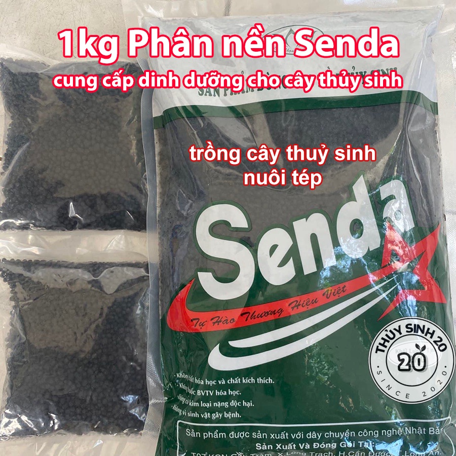 1kg phân nền Senda trồng cây thủy sinh