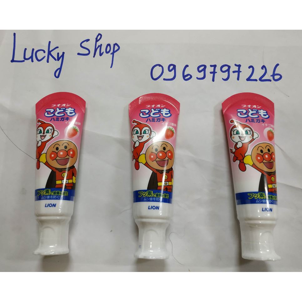Kem đánh răng Lion trẻ em