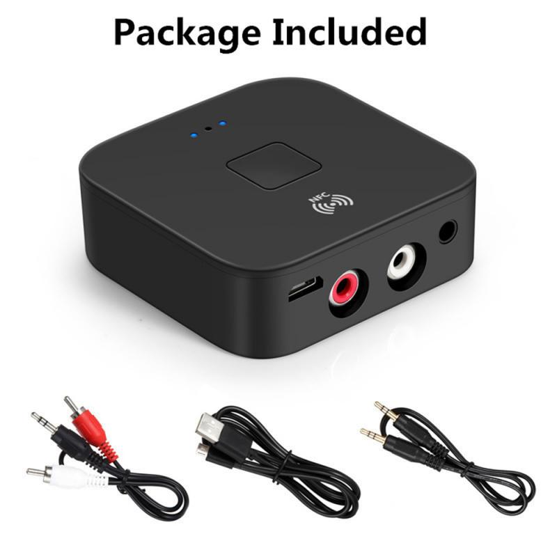Đầu thu sóng âm thanh Bluetooth 5.0 3.5mm + 2rca Aptx cho loa Nfc