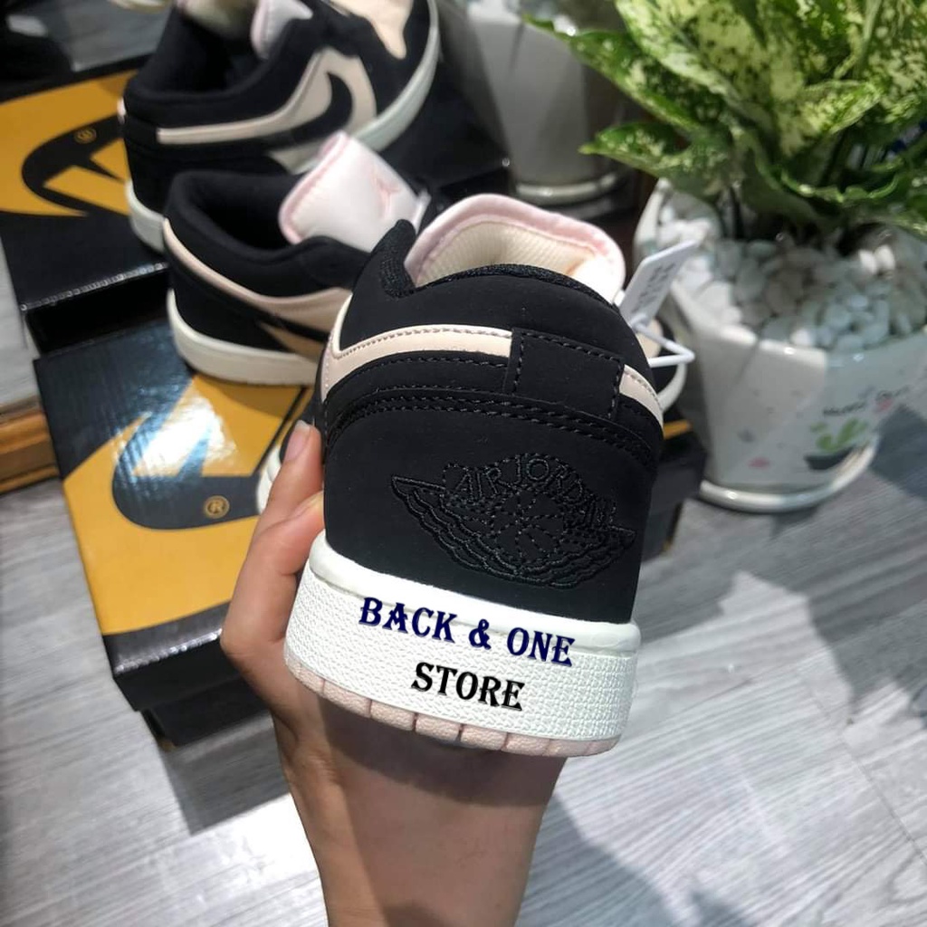 Giày Jordan Cổ Thấp, Giày JD1 Hồng Đen Low Hàng Cao Cấp Full Box + Bill | BigBuy360 - bigbuy360.vn