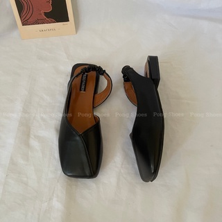 Giày sandal phong cách ulzzangs màu đen be full hộp mã 1425