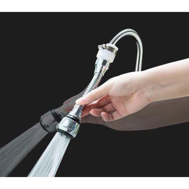 Vòi Xịt Tăng Áp Inox Xoay 360 Độ - Siêu Bền