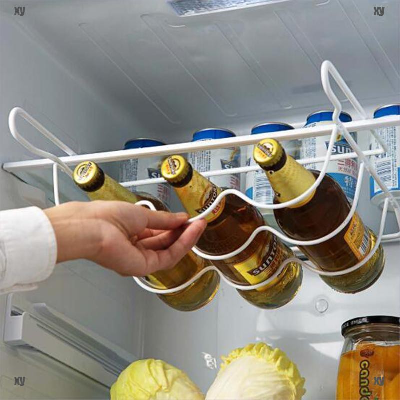 Giá Để Chai Bia / Rượu Tiện Lợi Cho Tủ Lạnh