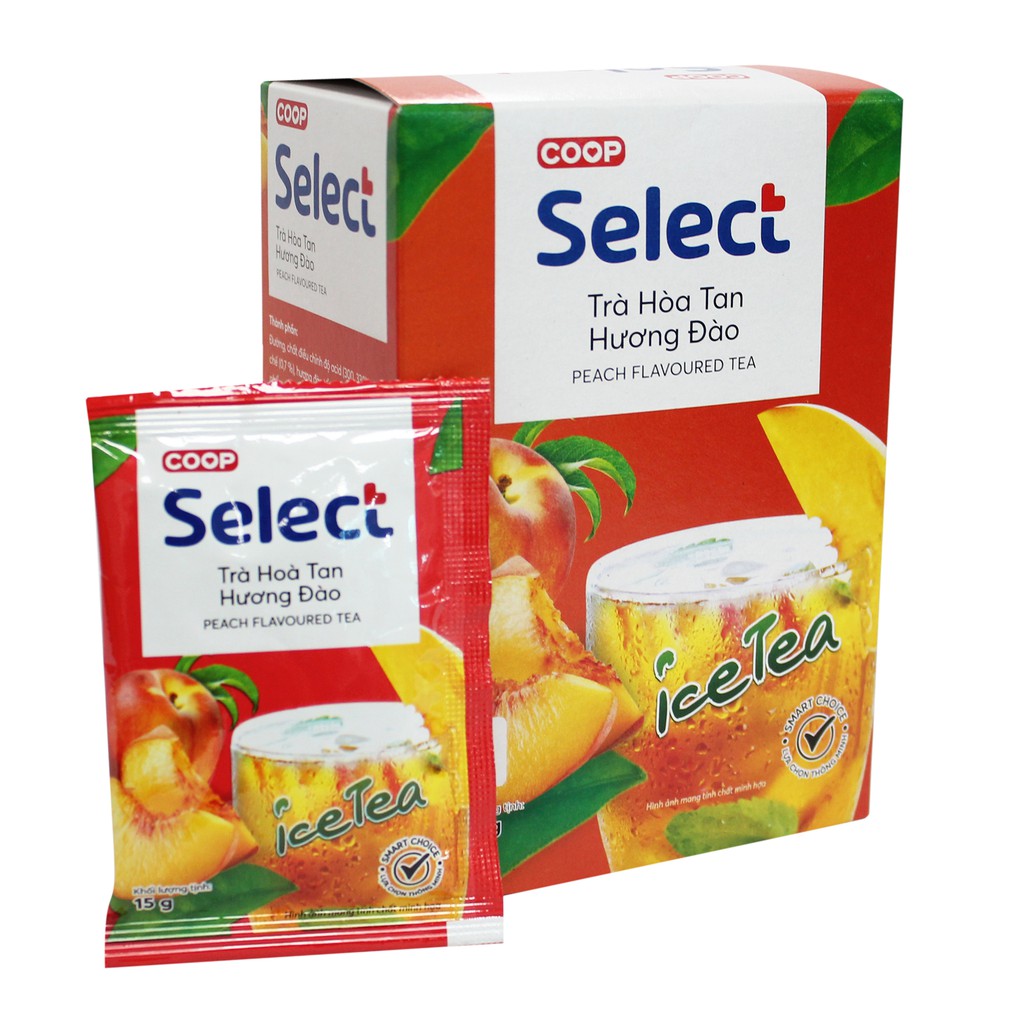 Trà hoà tan hương đào - Coop Select