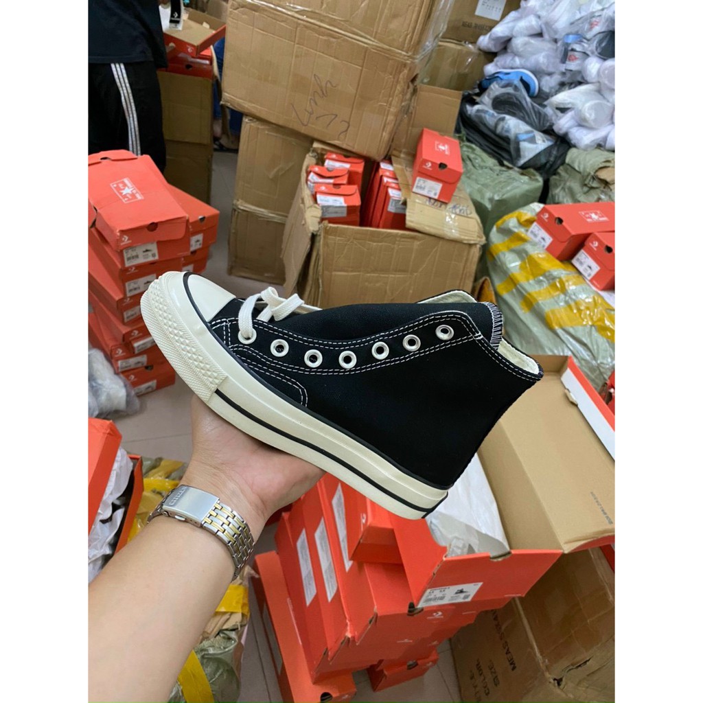 Giày CV 1970s cao cổ , giày Cv Chuck Taylor All Star 1970s Black/ White   [full box bill] tặng túi CV