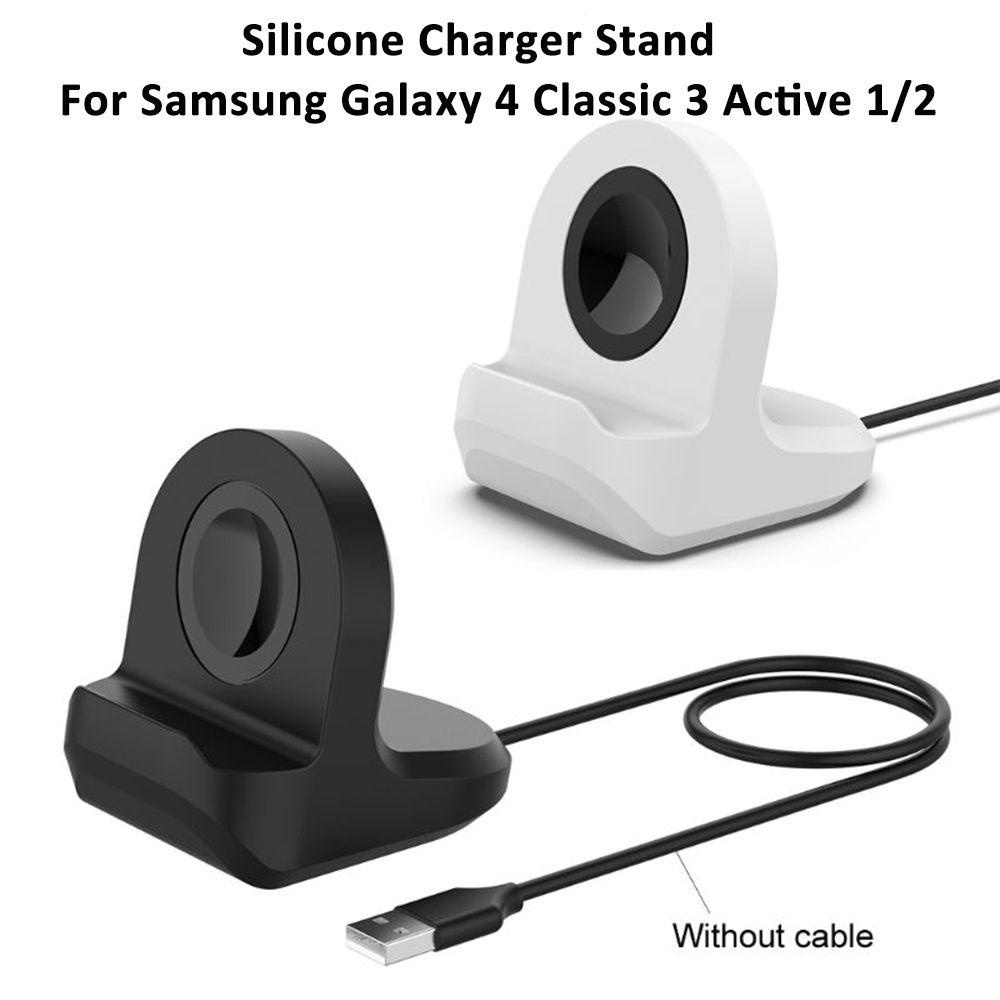 Đế Sạc Bằng Silicon Cho Đồng Hồ Samsung Galaxy Watch 4 Classic 3 Active 1 / 2