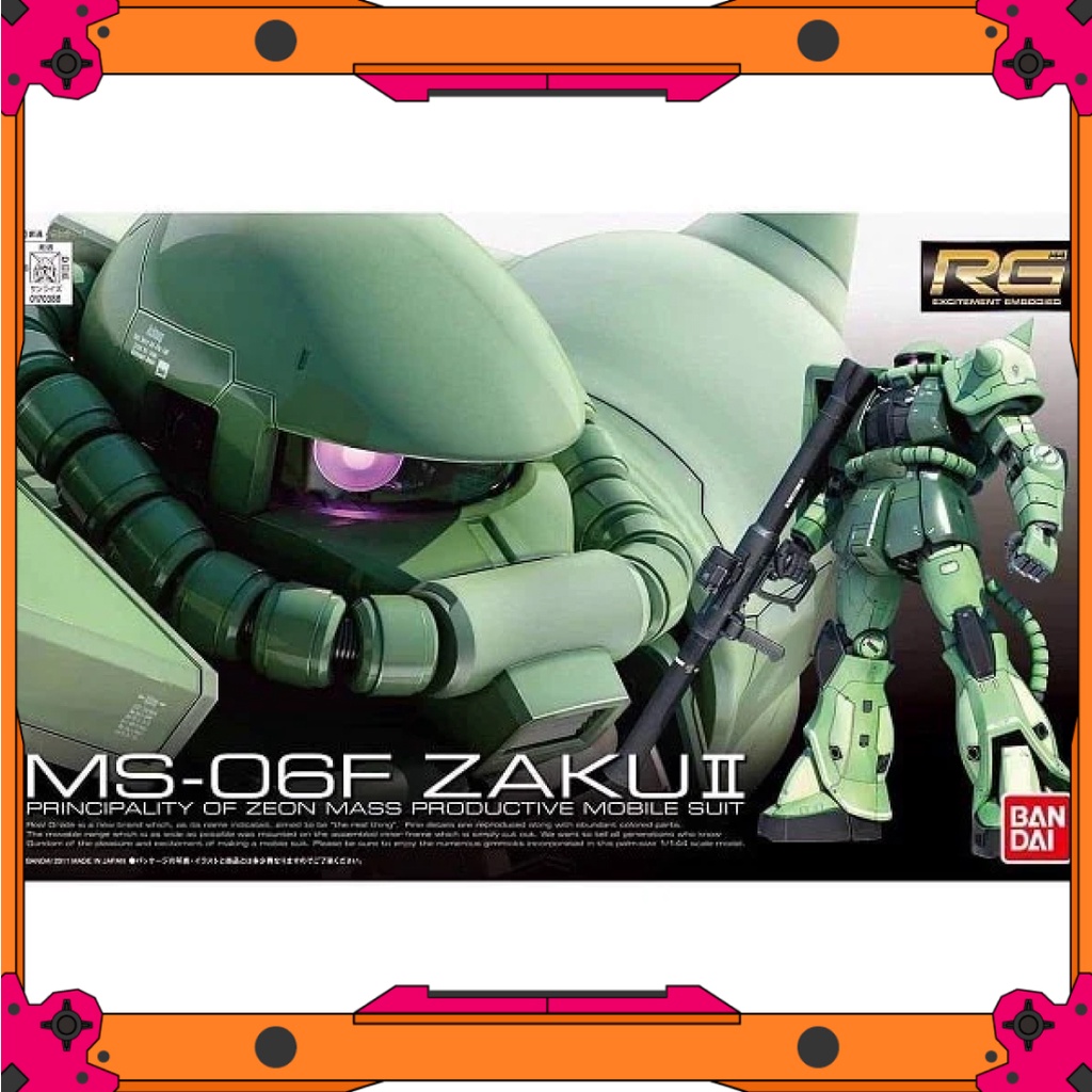 Mô Hình Gundam RG MS-06F Zaku II