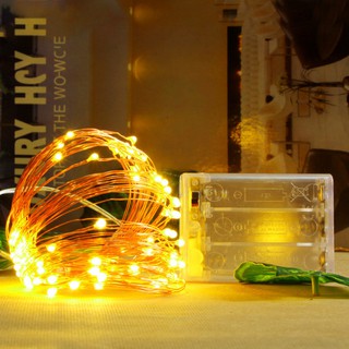 Đèn LED trang trí Dây đồng Pin AA