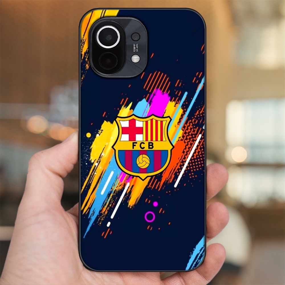 Ốp lưng Xiaomi Mi 11 viền đen in hình Barcelona Barca