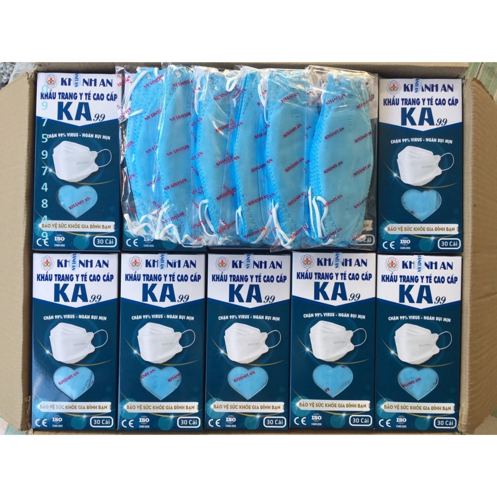 KHẨU TRANG KHÁNH AN KF99 HỘP 30 CÁI