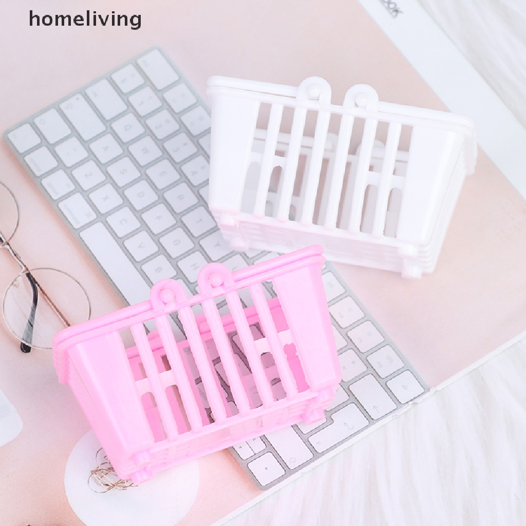 Set 2 Giỏ Mua Sắm Mini Đồ Chơi Dành Cho Nhà Búp Bê