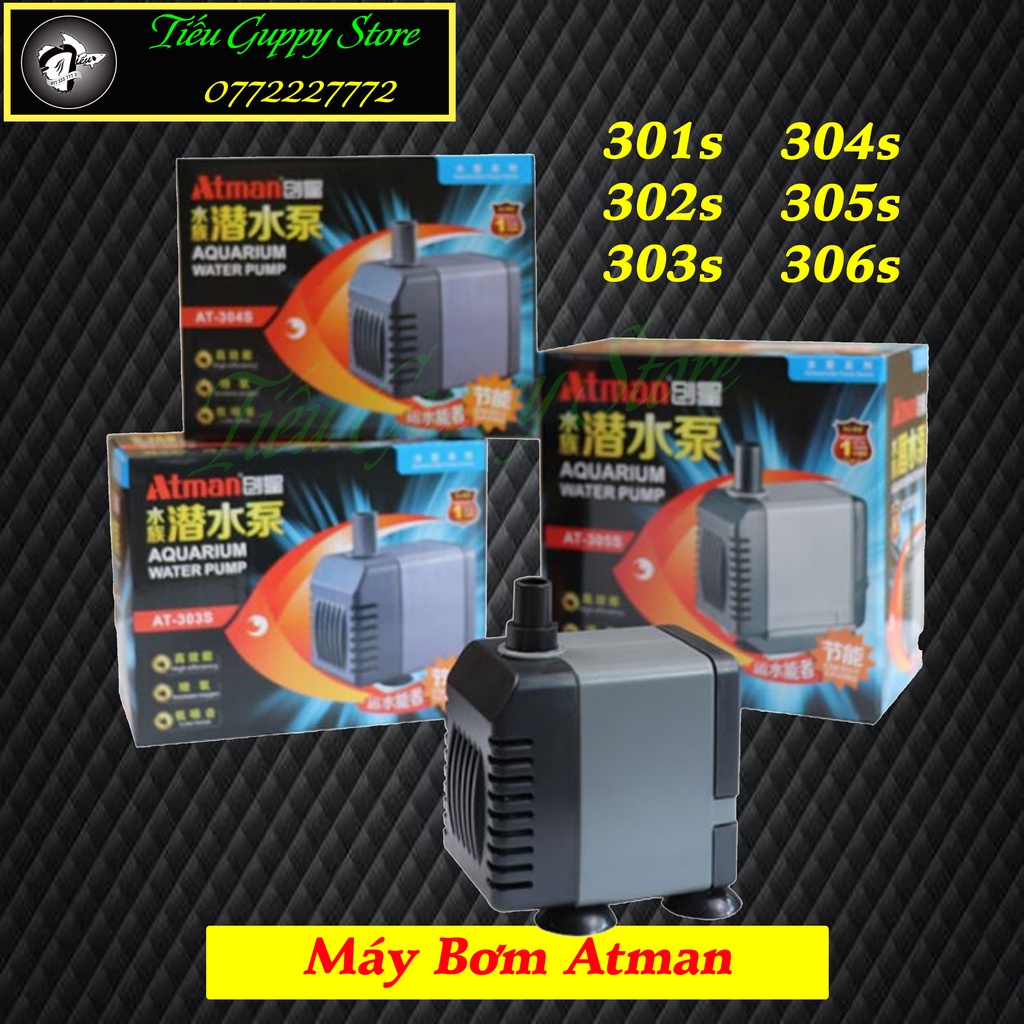 Máy Bơm Nước Hồ Cá Thế Hệ Mới Atman AT301s, AT302s, AT303s, AT304s, AT305s, AT306s