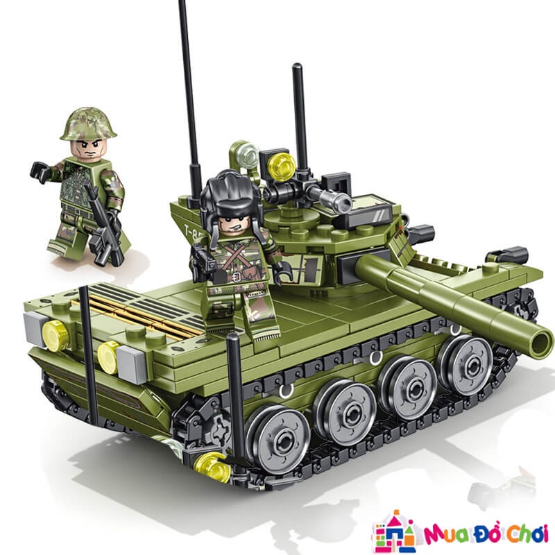 Đồ chơi Bộ lắp ráp lego xe tăng 324 chi tiết, 376 chi tiết, 432 chi tiết và 1500 chi tiết