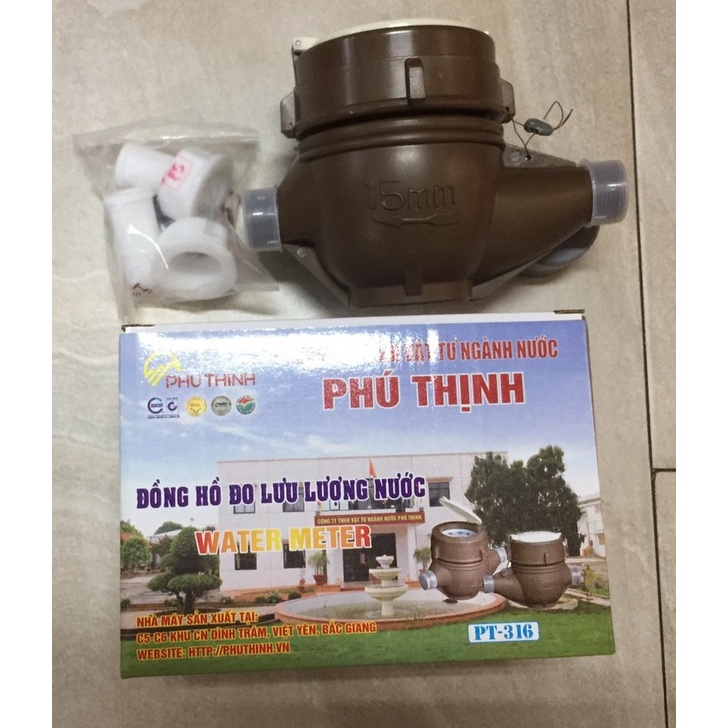Đồng hồ đo lưu lượng nước Phú Thịnh PT316