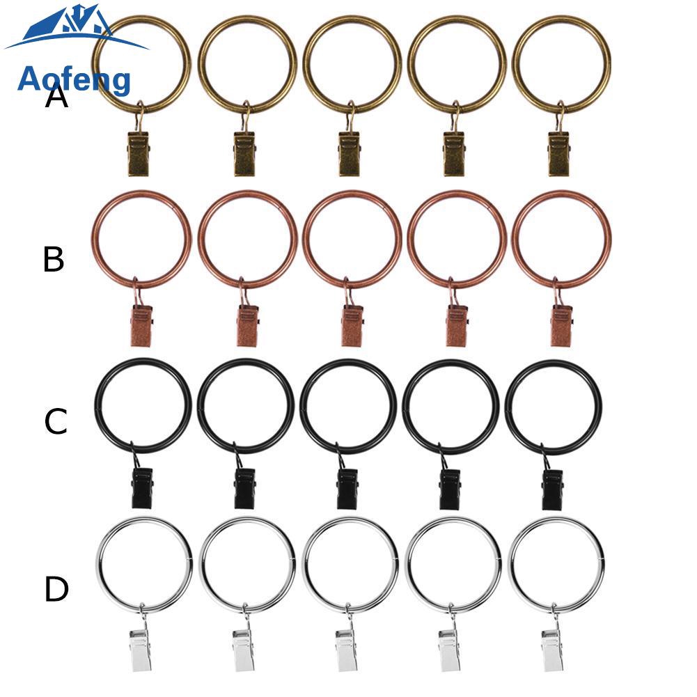 Bộ 10 cái vòng kẹp treo rèm cửa sổ