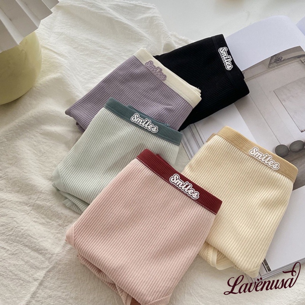 Quần lót nữ cotton gân tăm kháng khuẩn mềm mại thoáng khí LAVENUSA QL84