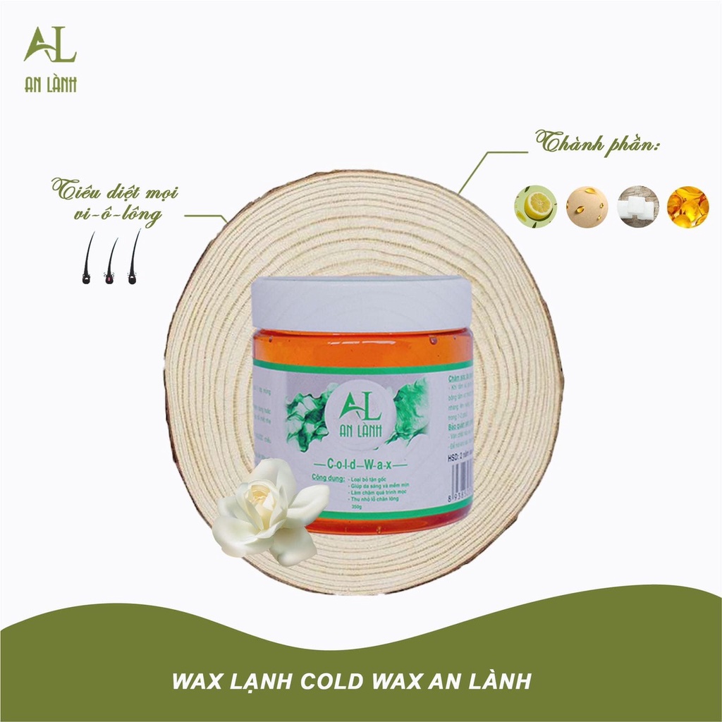 Combo Triệt lông vĩnh viễn An Lành ( Sáp wax lông + mỡ trăn dược liệu ) Tặng 50 giấy &amp; 2 que lấy wax