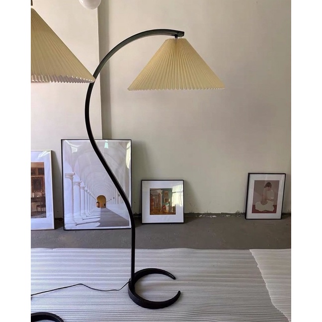 Đèn sàn cây decor phòng khách,phòng ngủ - phong cách Hàn Quốc