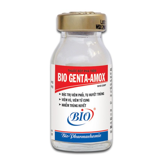 [Mã PET50K giảm Giảm 10% - Tối đa 50K đơn từ 250K] Bio Genta.Amox 100ml viêm phổi viêm ruột tiêu chảy