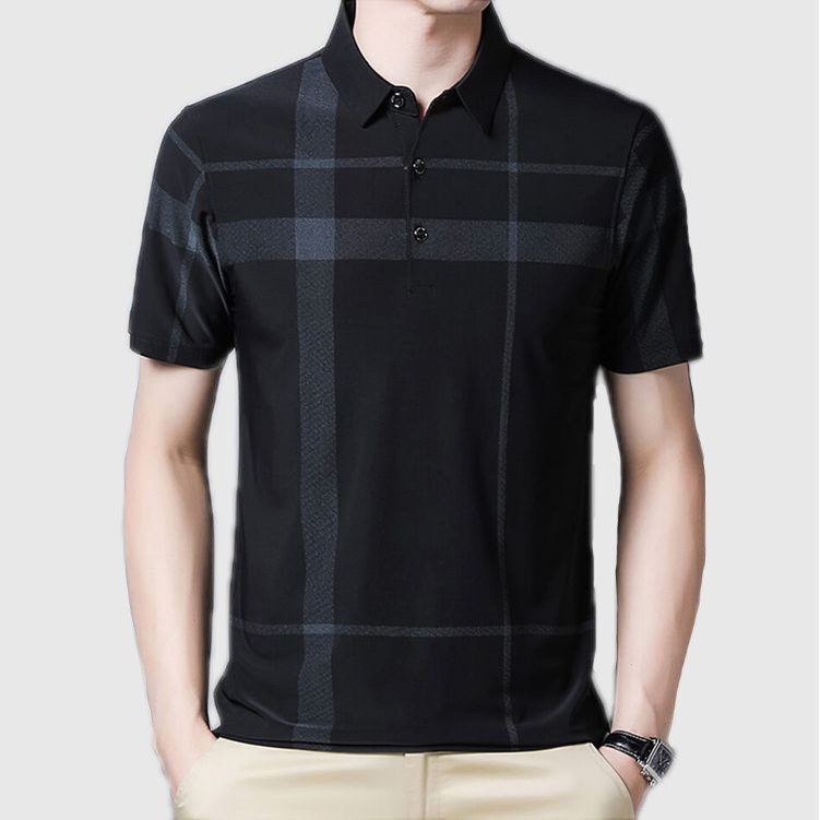 Áo thun nam Polo tay ngắn vải cá sấu xuất xịn, siêu co giãn, form tôn dáng lịch lãm đẳng cấp giá tốt [Ảnh Thật] | BigBuy360 - bigbuy360.vn