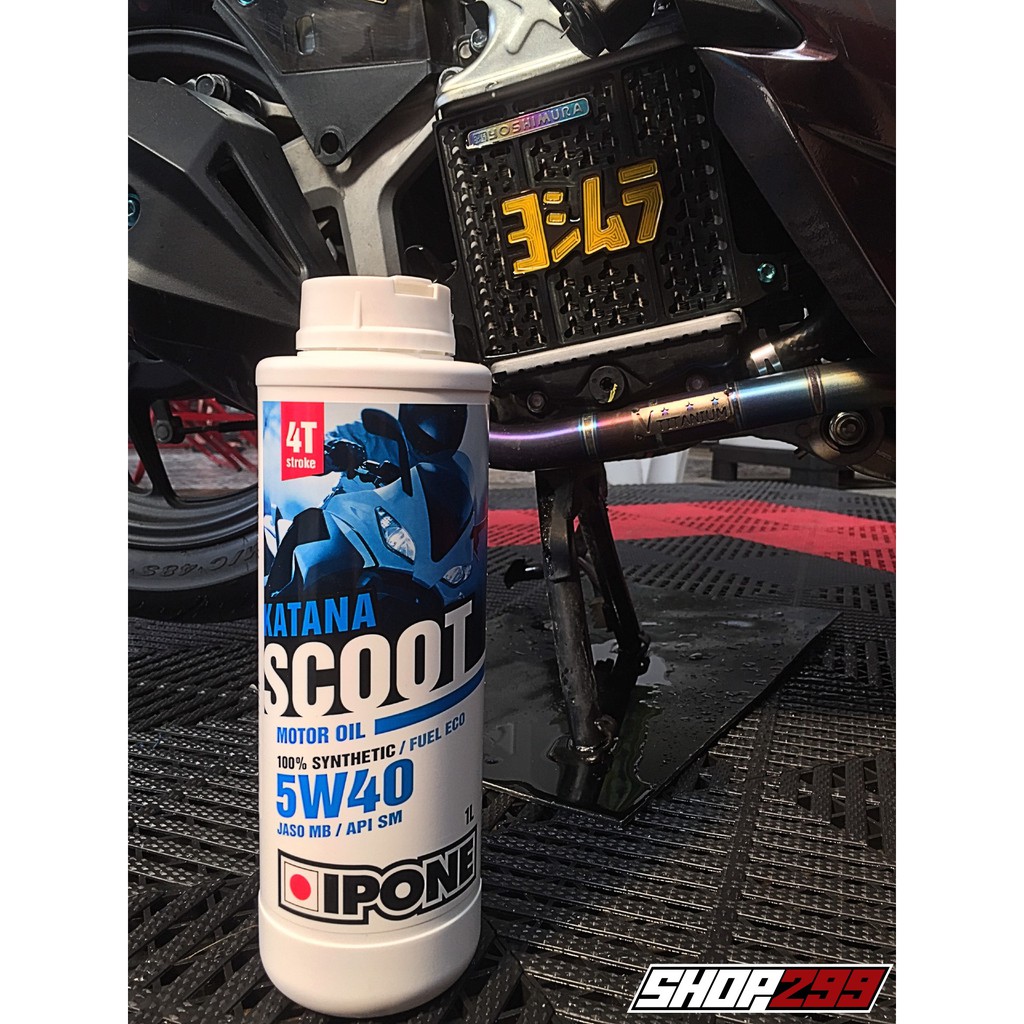 Nhớt Xe Tay Ga Cao Cấp Ipone Katana Scoot 5W40
