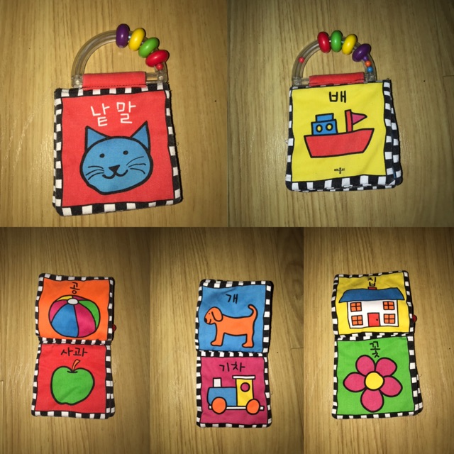 Sách vải mini Hàn Quốc cho bé (đồ si tuyển)