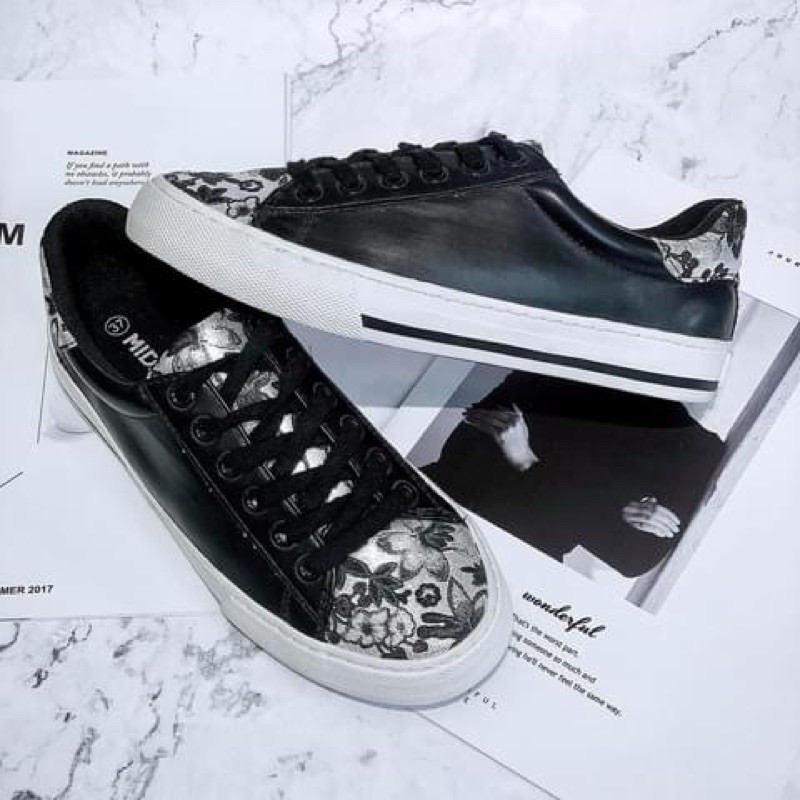 Giày sneaker đen MIDAZ - MD365