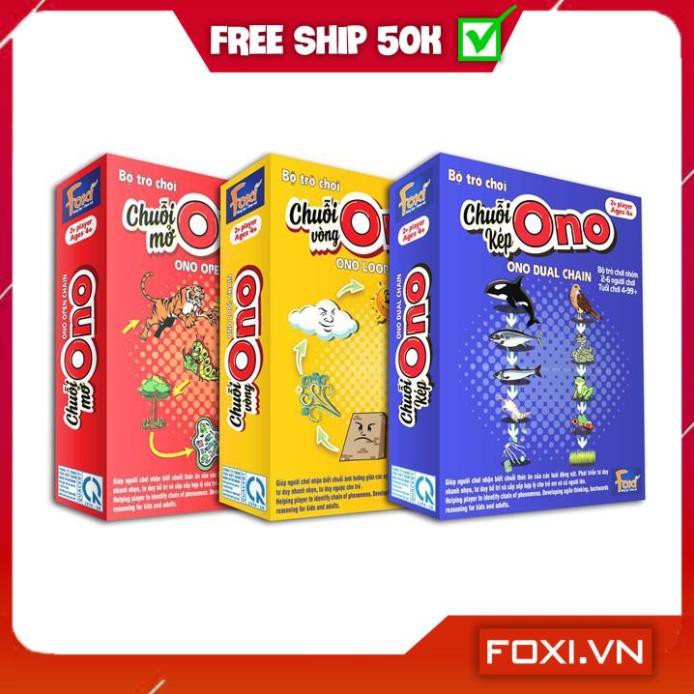 [FREESHIP+TẶNG QUÀ] Combo Board game-Chuỗi Ono Foxi-thẻ glenndoman thông minh-chuỗi thức ăn-siêu rẻ-dễ chơi