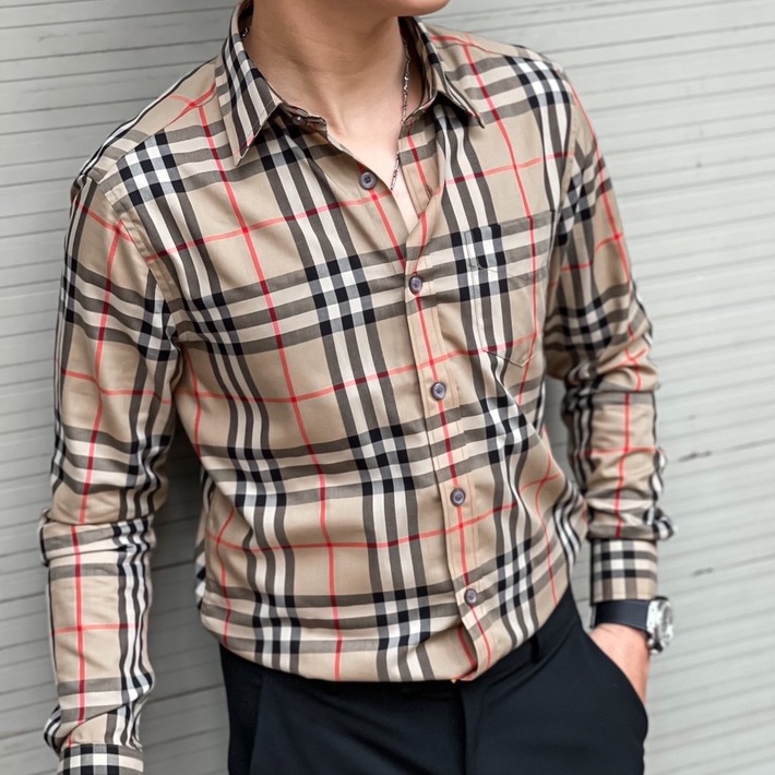 Áo Sơ Mi BB-R camel check kẻ size XS-XL