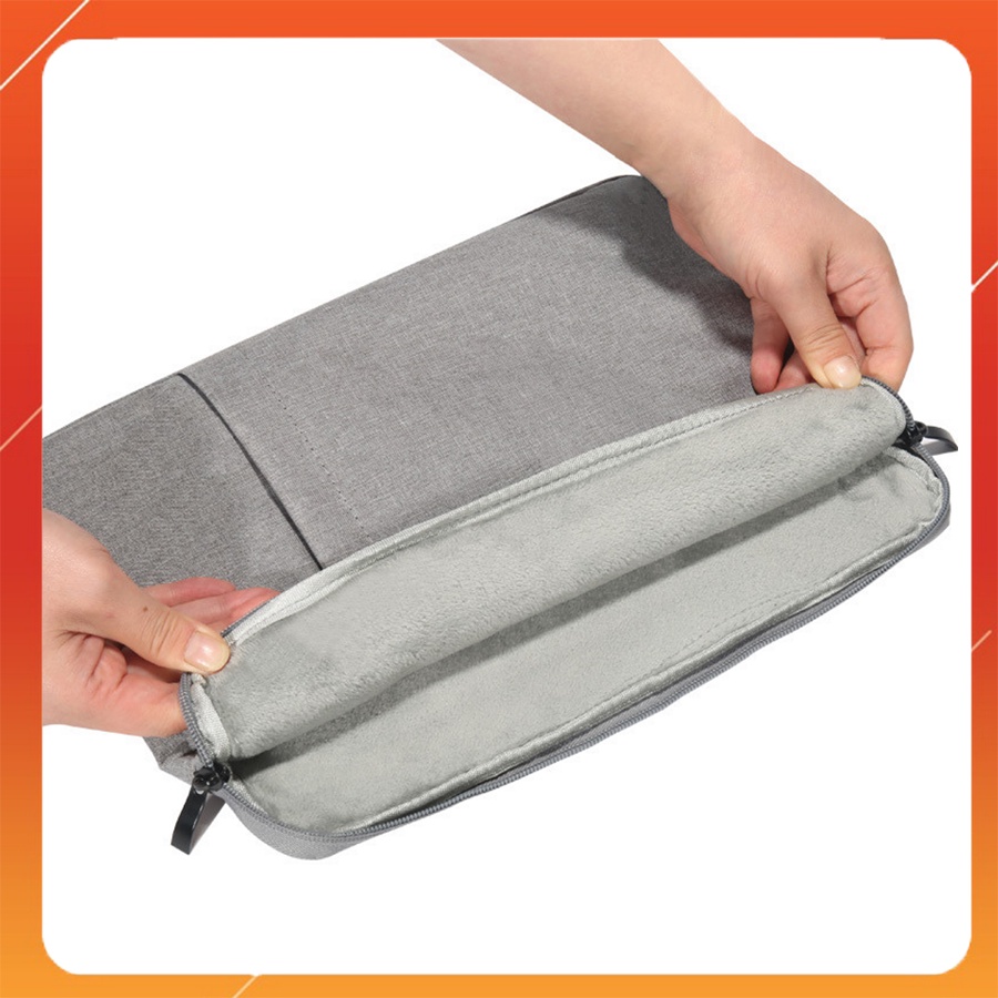Túi Laptop/ Macbook 2 dây kéo vải - chống sốc tốt - có lót bên trong êm ái cho máy tính