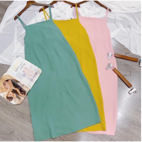 váy maxi đũi 2 dây hở lưng | BigBuy360 - bigbuy360.vn