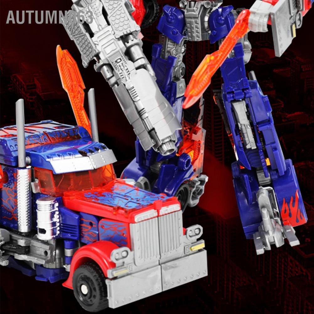 Transform Car Robot Trẻ em Vui nhộn Linh hoạt Đồ chơi Biến hình Quà tặng sinh nhật cho bữa tiệc Autumn063