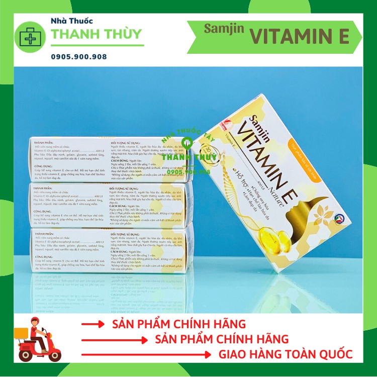 Viên uống đẹp da Vitamin E 4000mcg, Làm đẹp da, Chống lão hóa - Hộp 30 viên | BigBuy360 - bigbuy360.vn