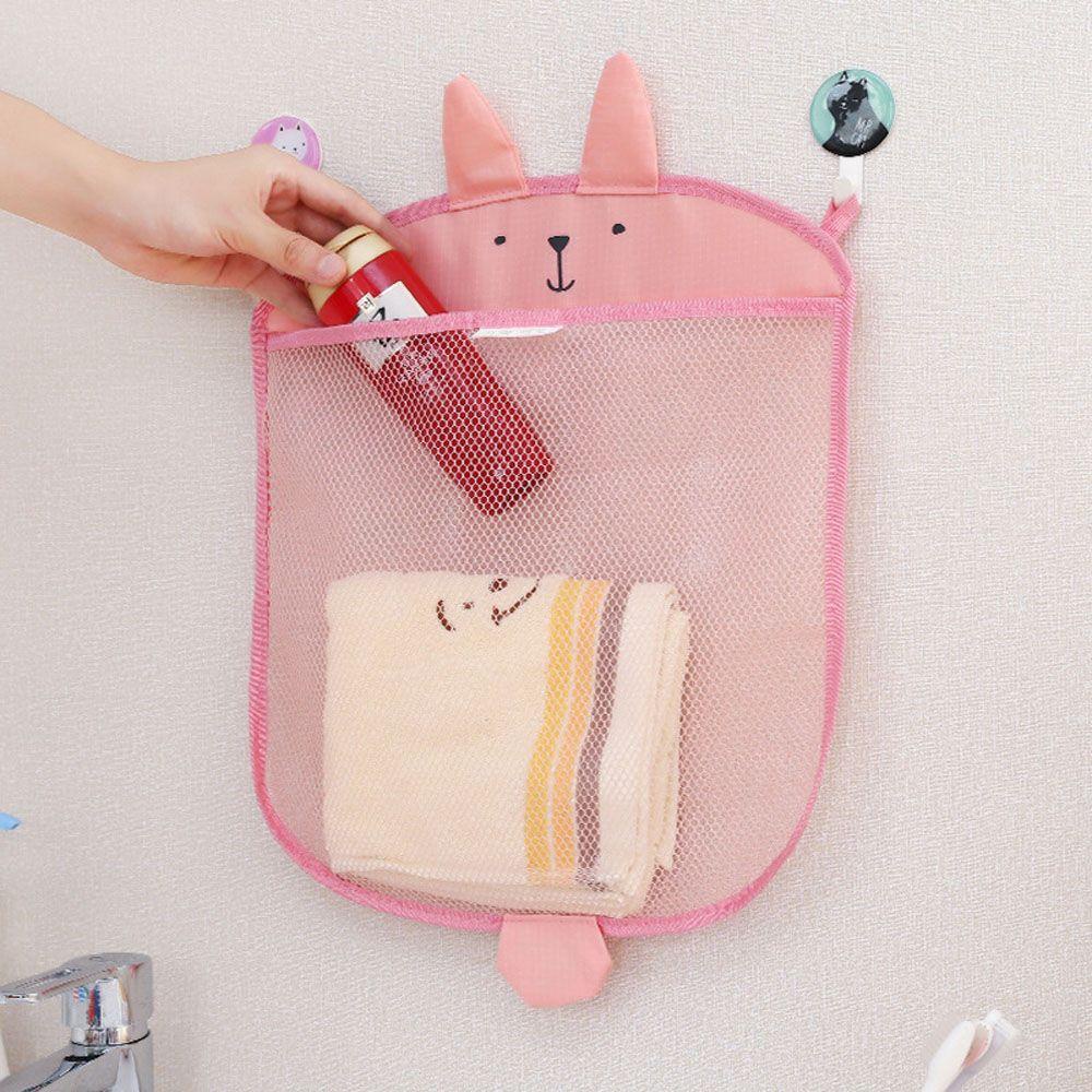 NICKOLAS Giỏ Đựng Đồ Chơi Treo Tường Nhà Tắm Họa Tiết Hoạt Hình Dễ Thương Xinh Xắn