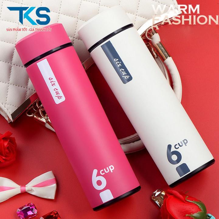 Bình nước giữ nhiệt 6 oup lõi thủy tinh 450ml