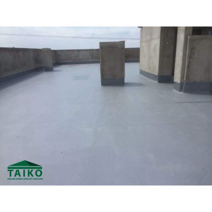TAIKOMI NITTON- Keo Sơn Chống Thấm Sàn Mái, Chống thấm sàn mái, sàn vệ sinh, bể cá Tặng Kèm Vải Kết Cấu