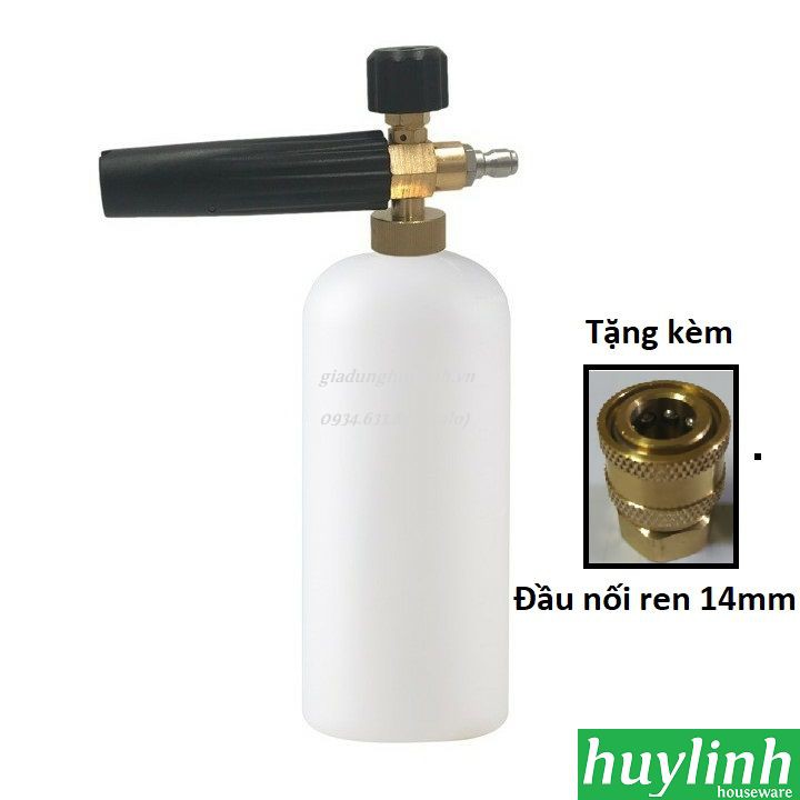 Bình phun bọt tuyết 1 lít + Tặng kèm nối ren 14mm