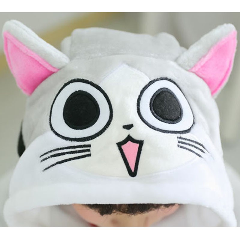 Bộ đồ ngủ hoá trang mèo Kigurumi cho Halloween