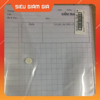 (BÁN SỈ) 10 TẬP GIẤY KIỂM TRA HỒNG HÀ Ô LY (DẦY)