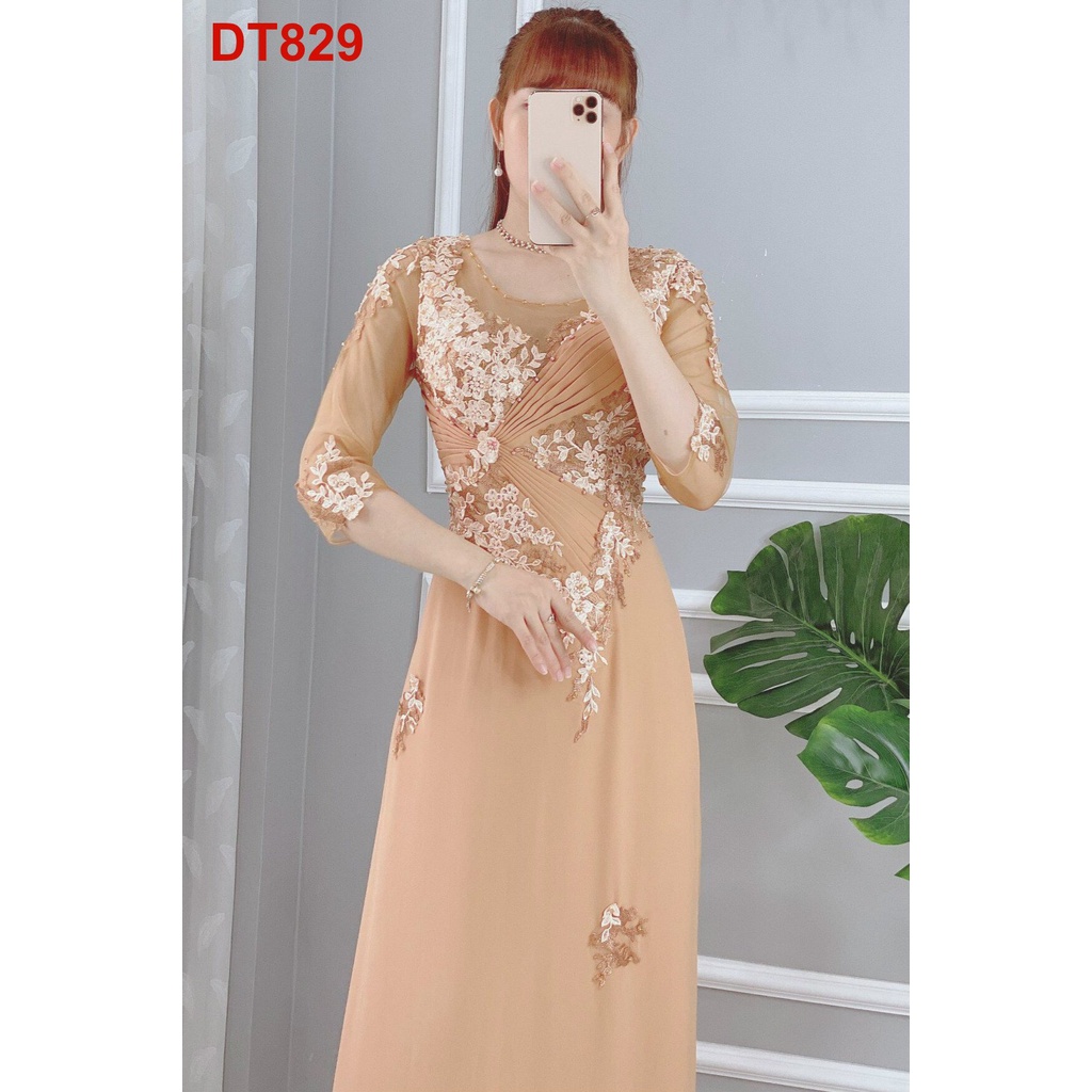 Đầm Dạ Hội Thiết Kế Cao Cấp Siêu Hot 2022 - Váy Đầm Trung Niên - DT829