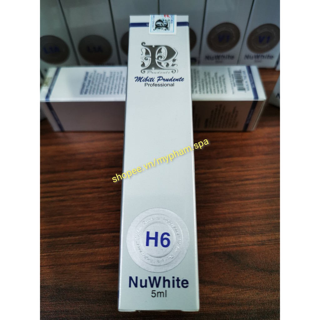 [SIEU RE] Kem trị  thâm bẹn, thâm nách MIBITI PRUDENTE NUWHITE H6 5ml (CAM KẾT HÀNG CHÍNH HÃNG - BAO